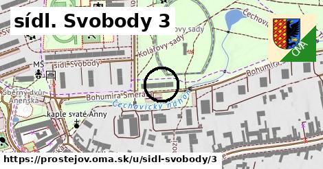 sídl. Svobody 3, Prostějov