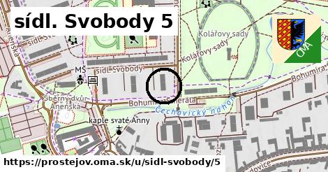 sídl. Svobody 5, Prostějov