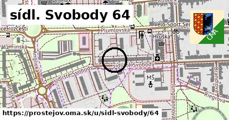 sídl. Svobody 64, Prostějov