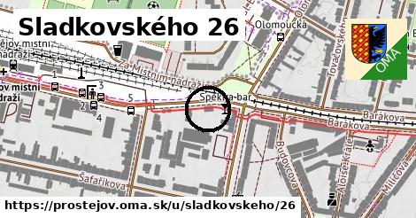 Sladkovského 26, Prostějov