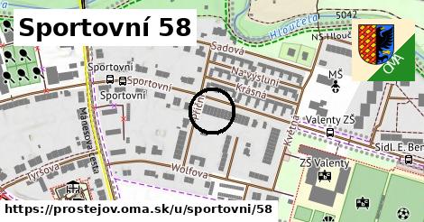 Sportovní 58, Prostějov