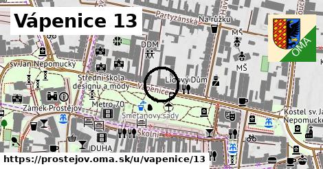 Vápenice 13, Prostějov