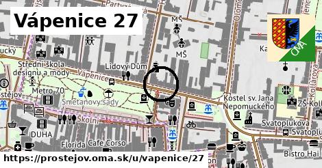 Vápenice 27, Prostějov