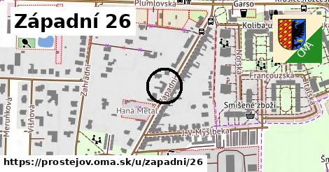 Západní 26, Prostějov