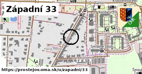 Západní 33, Prostějov