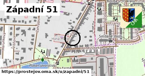 Západní 51, Prostějov