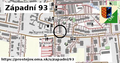 Západní 93, Prostějov