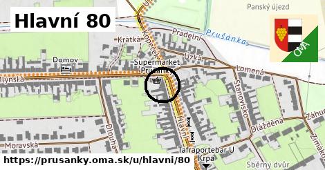 Hlavní 80, Prušánky