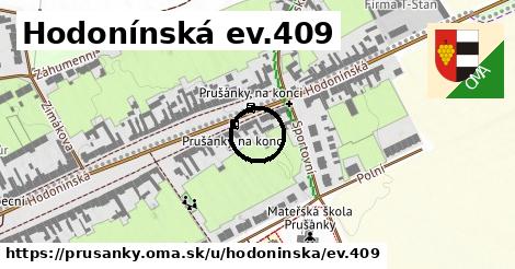 Hodonínská ev.409, Prušánky