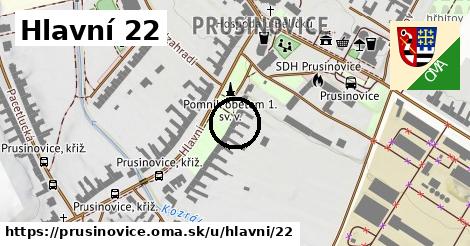 Hlavní 22, Prusinovice