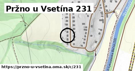 Pržno u Vsetína <span class="supisne">231</span>