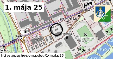 1. mája 25, Púchov