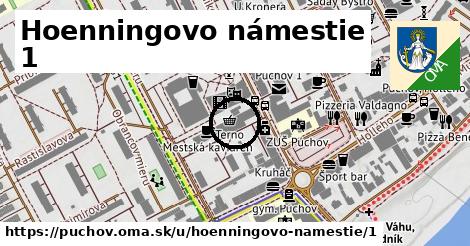 Hoenningovo námestie 1, Púchov