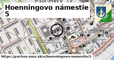 Hoenningovo námestie 5, Púchov