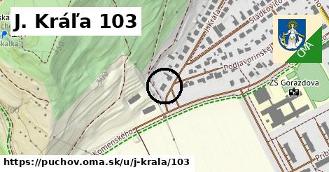 J. Kráľa 103, Púchov