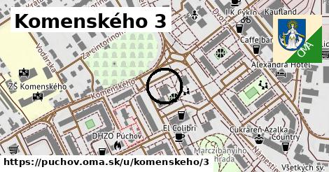 Komenského 3, Púchov