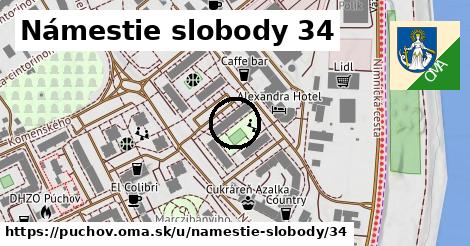 Námestie slobody 34, Púchov