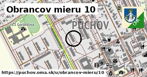 Obrancov mieru 10, Púchov