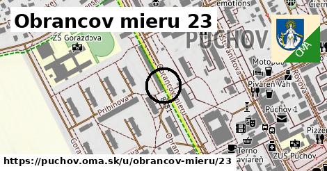 Obrancov mieru 23, Púchov