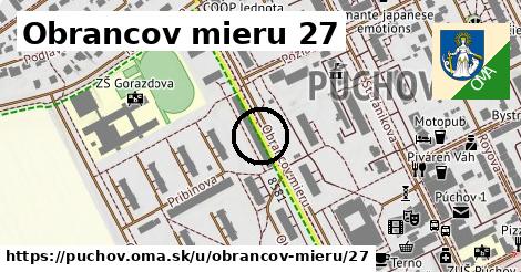 Obrancov mieru 27, Púchov