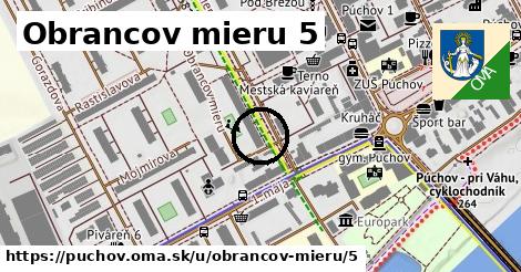 Obrancov mieru 5, Púchov