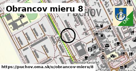 Obrancov mieru 8, Púchov