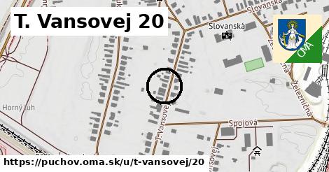 T. Vansovej 20, Púchov
