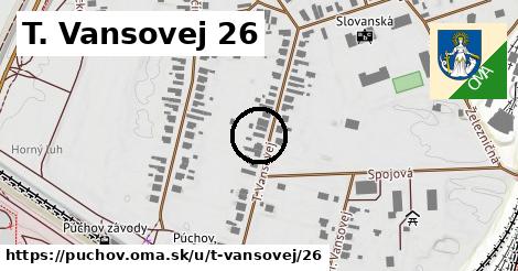 T. Vansovej 26, Púchov