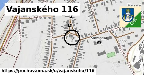 Vajanského 116, Púchov