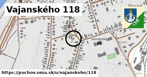 Vajanského 118, Púchov