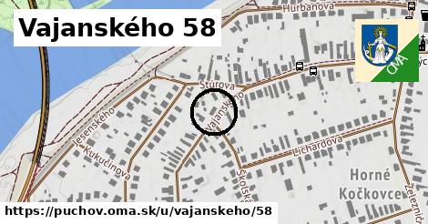 Vajanského 58, Púchov