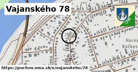 Vajanského 78, Púchov