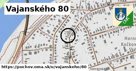 Vajanského 80, Púchov