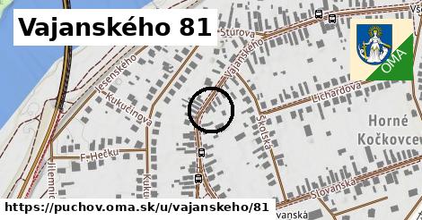 Vajanského 81, Púchov