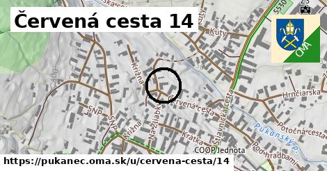 Červená cesta 14, Pukanec