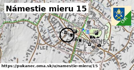 Námestie mieru 15, Pukanec