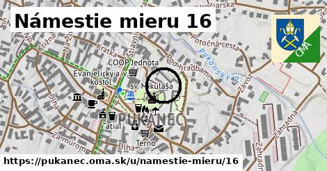 Námestie mieru 16, Pukanec