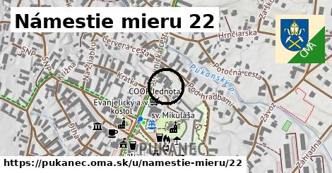 Námestie mieru 22, Pukanec