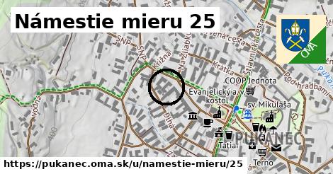 Námestie mieru 25, Pukanec