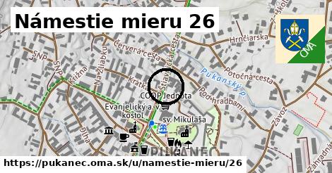 Námestie mieru 26, Pukanec