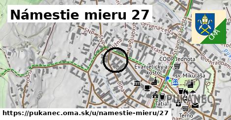 Námestie mieru 27, Pukanec