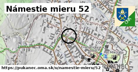 Námestie mieru 52, Pukanec