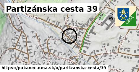 Partizánska cesta 39, Pukanec