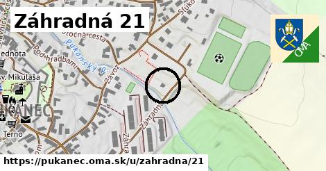 Záhradná 21, Pukanec