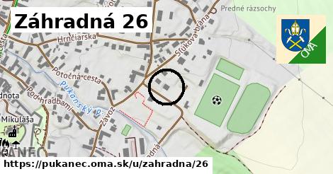 Záhradná 26, Pukanec