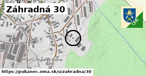 Záhradná 30, Pukanec