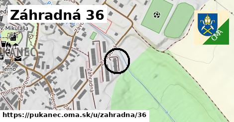 Záhradná 36, Pukanec