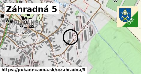 Záhradná 5, Pukanec