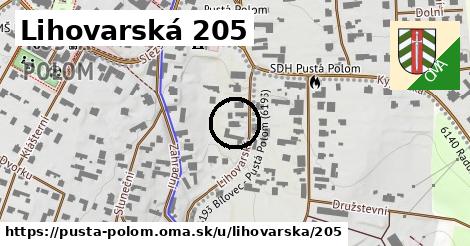 Lihovarská 205, Pustá Polom