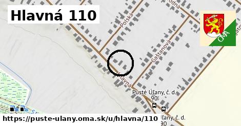 Hlavná 110, Pusté Úľany